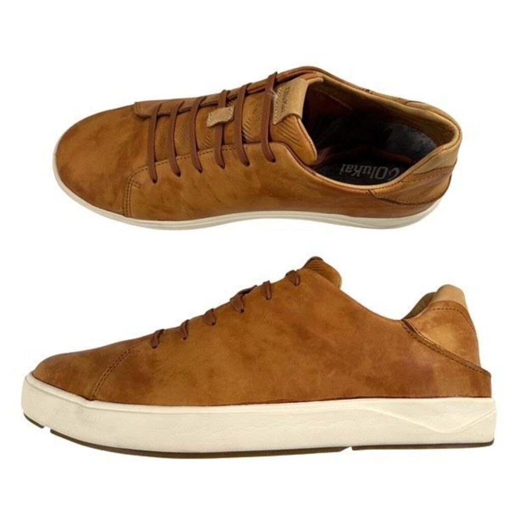 Olukai Lae’ahi Li’ili Nubuck Leather Lace-up Sneakers Men’s Size 13 - Picture 7 of 9
